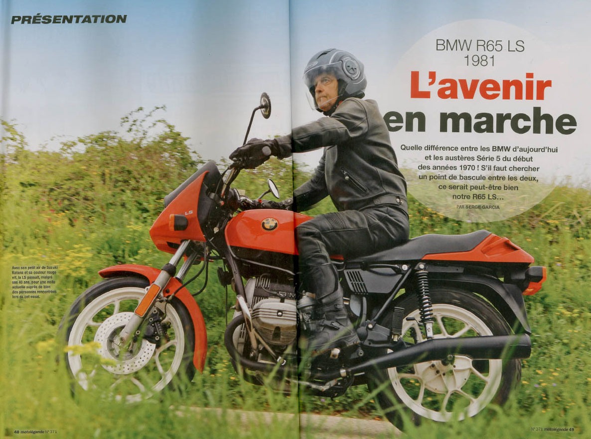 MOTO ADVENTURE à l'honneur dans MOTO LÉGENDE : présentation de la BMW R65 LS 1981, la première "Béhème" de l'ère moderne